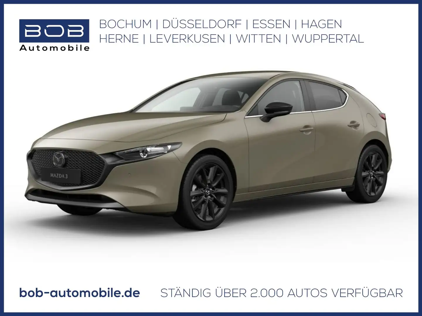 Mazda 3 Homura Automatik NAVI SHZ PDC BT Beige - 1