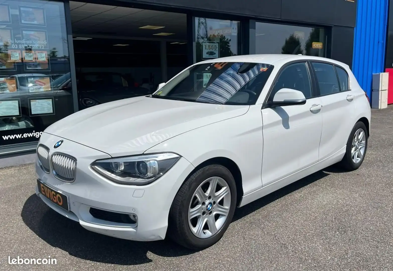BMW 120 2.0 120 D 185ch URBANLIFE Blanc - 2