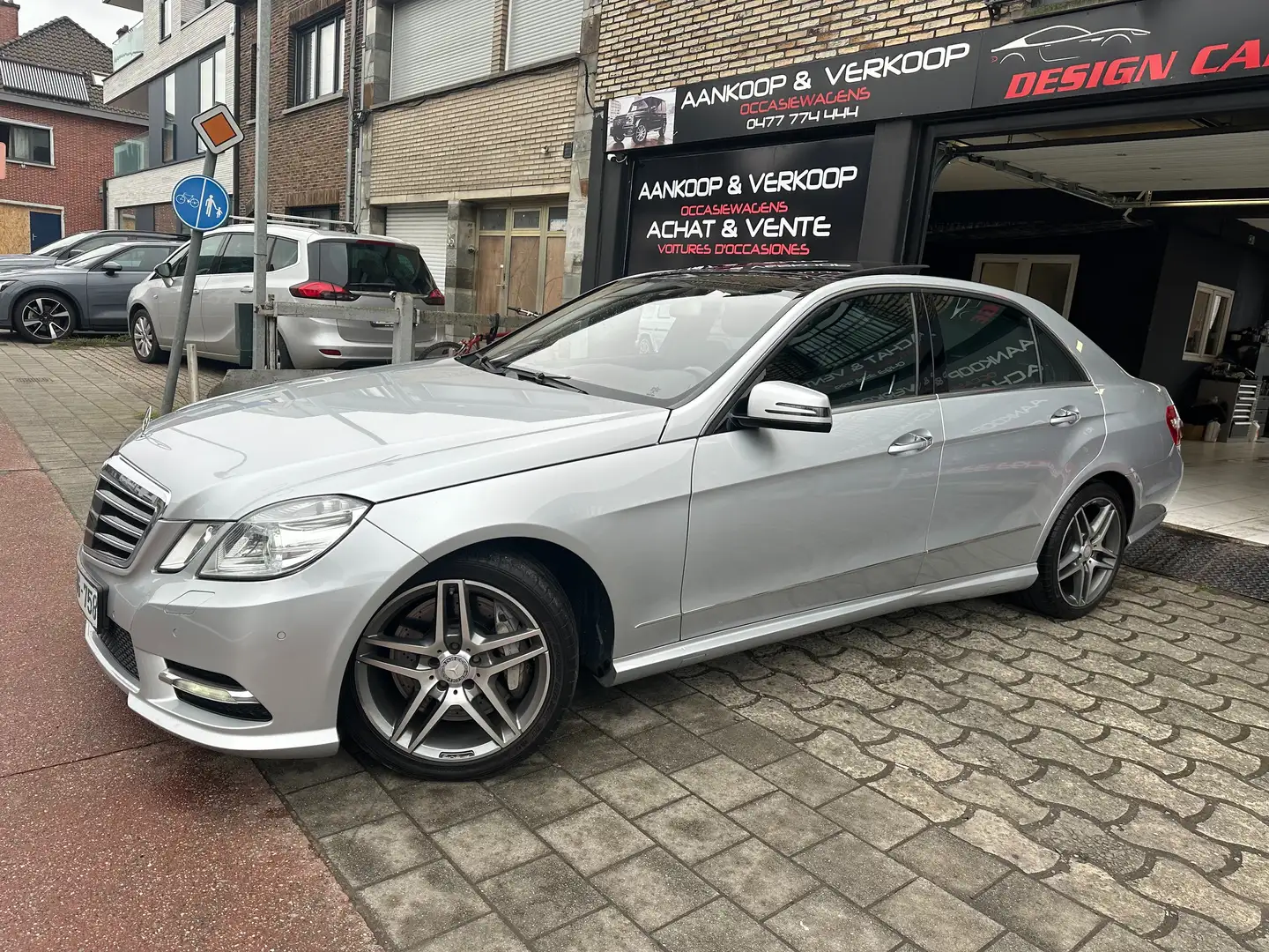 Mercedes-Benz E 500 Pack AMG FULL FULL Distronic Night vision Bang Ol Silber - 2