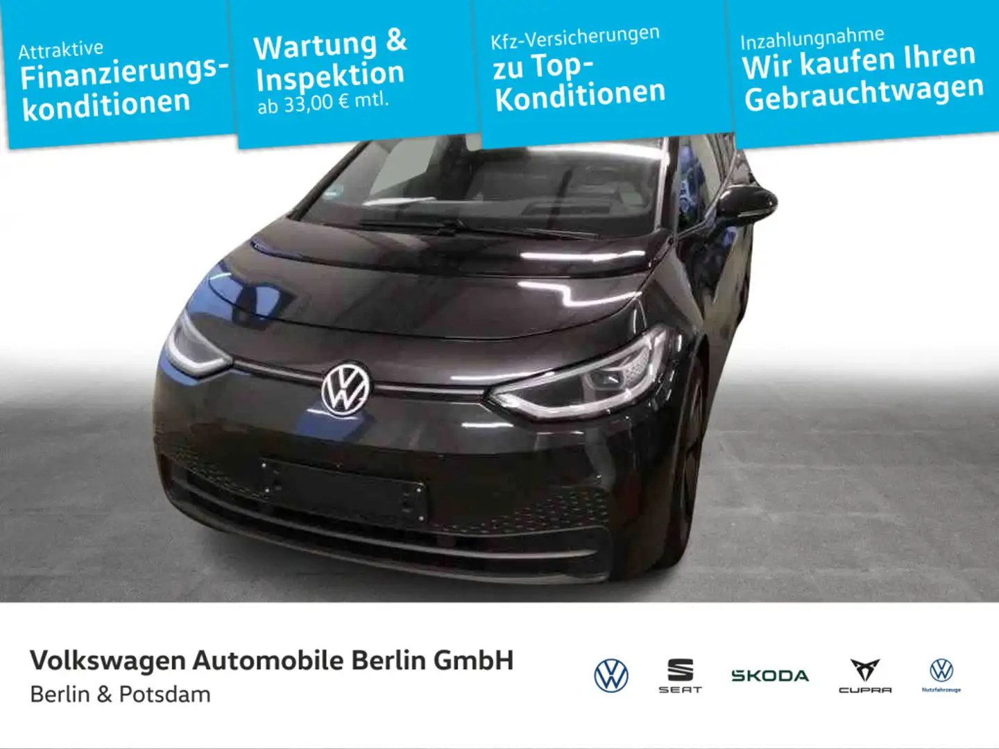 Volkswagen ID.3 Pro S NAVI PDC W-Pumpe LED 77kWh Blau - 1