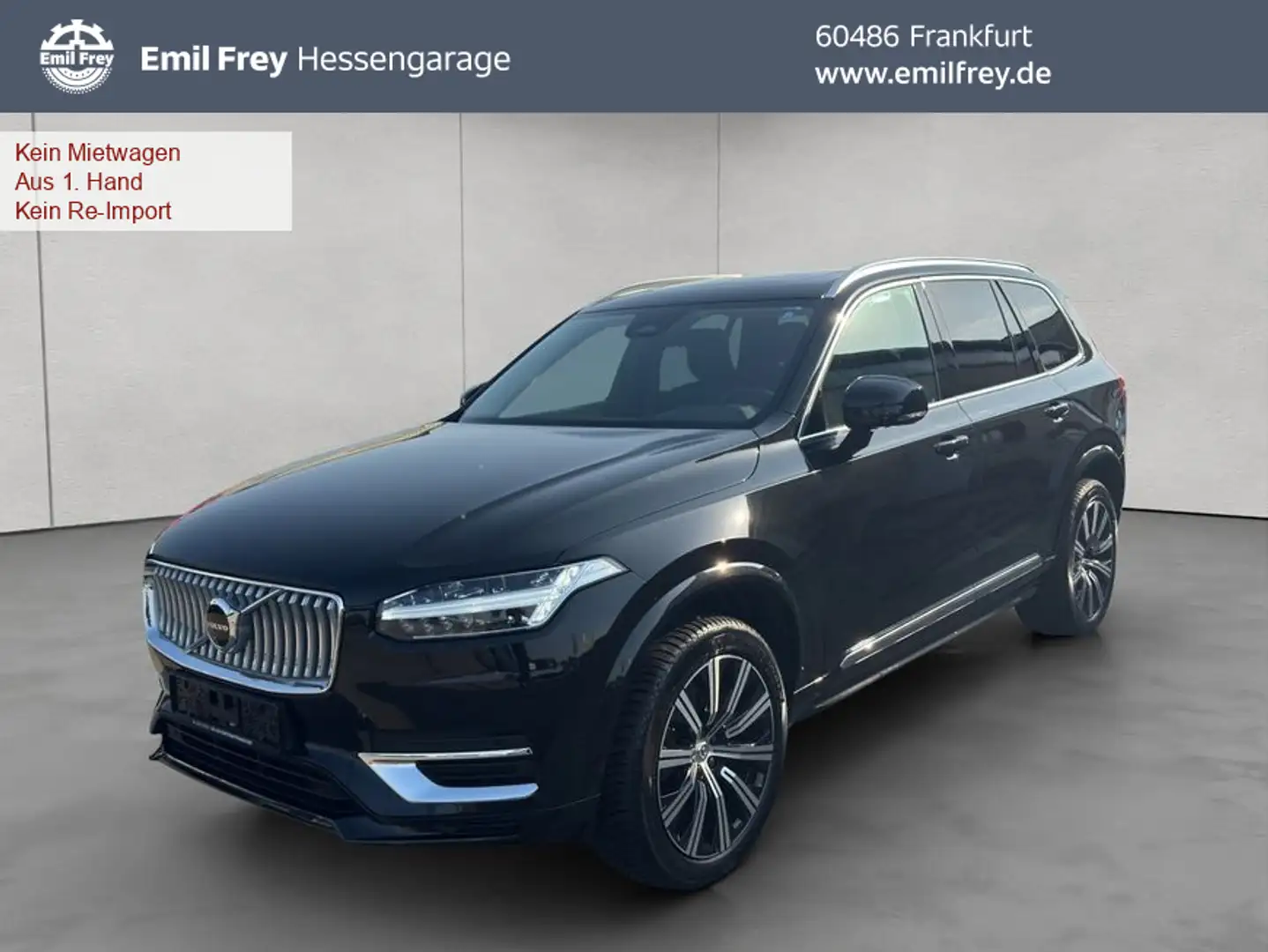 Volvo XC90 XC90 B5 AWD Plus-Bright 7S Glasd Standh 360° Leder Schwarz - 1