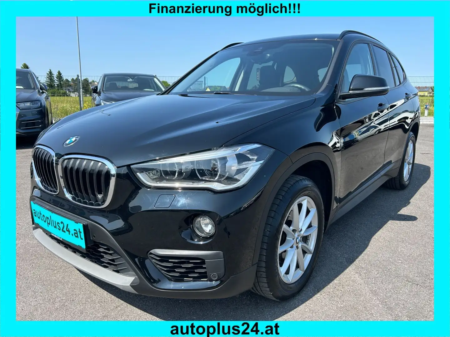 BMW X1 sDrive16d Advantage Schwarz - 1