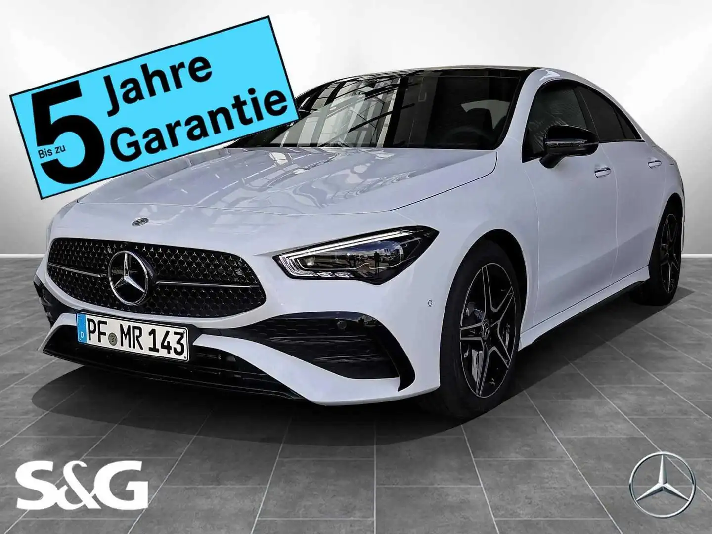 Mercedes-Benz CLA 200 Coupé AMG MBUX+360°+M-LED+Pano+Distronic Fehér - 1