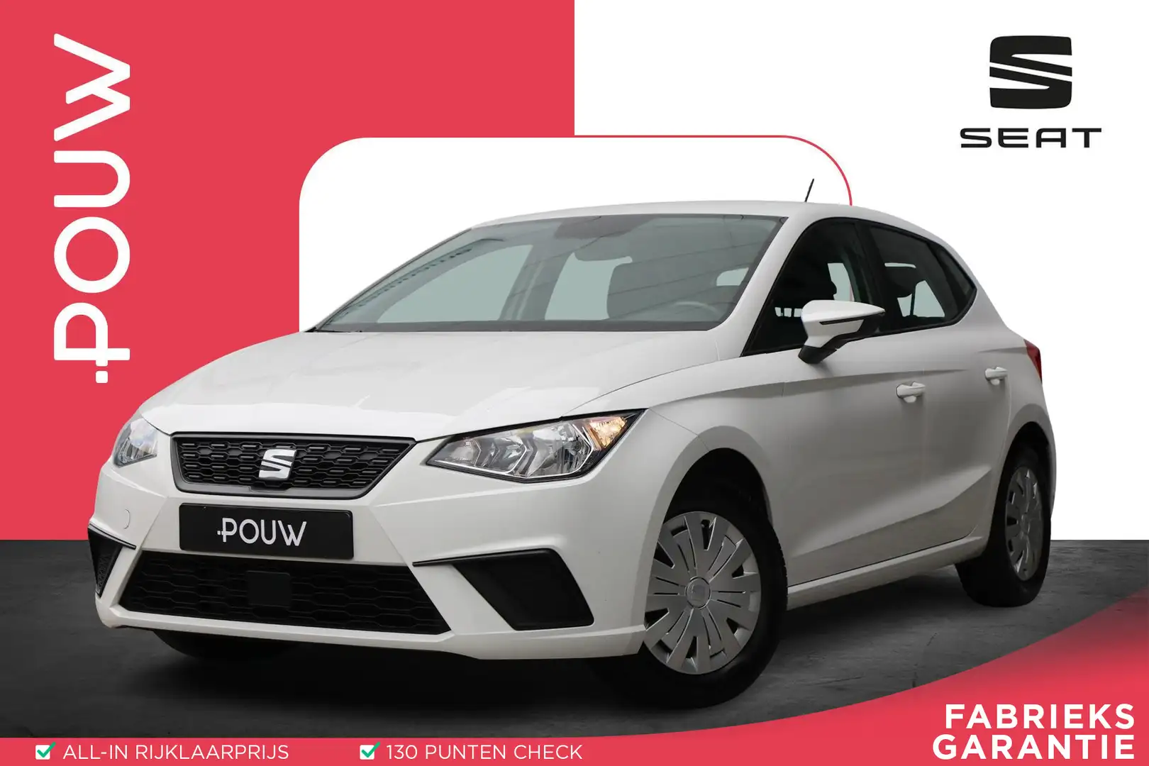 SEAT Ibiza 1.0 TSI 95pk Style | App Connect | Parkeersensoren Wit - 1