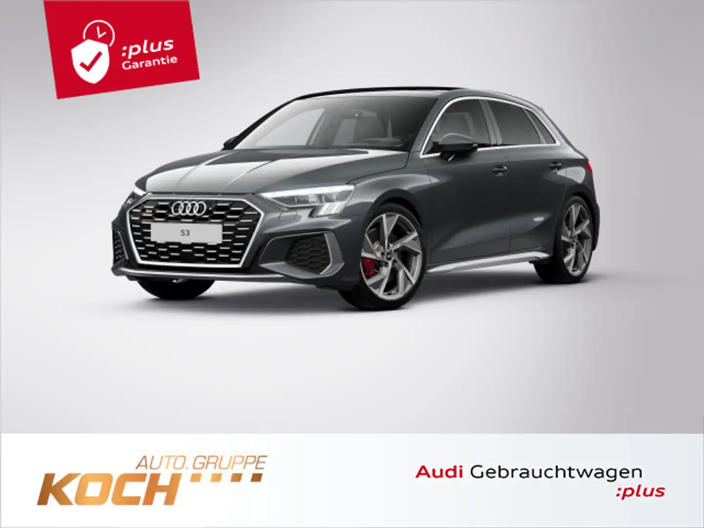 Audi S3 2.0 TFSI q. S-Tronic, Matrix, Pano, Grau - 1