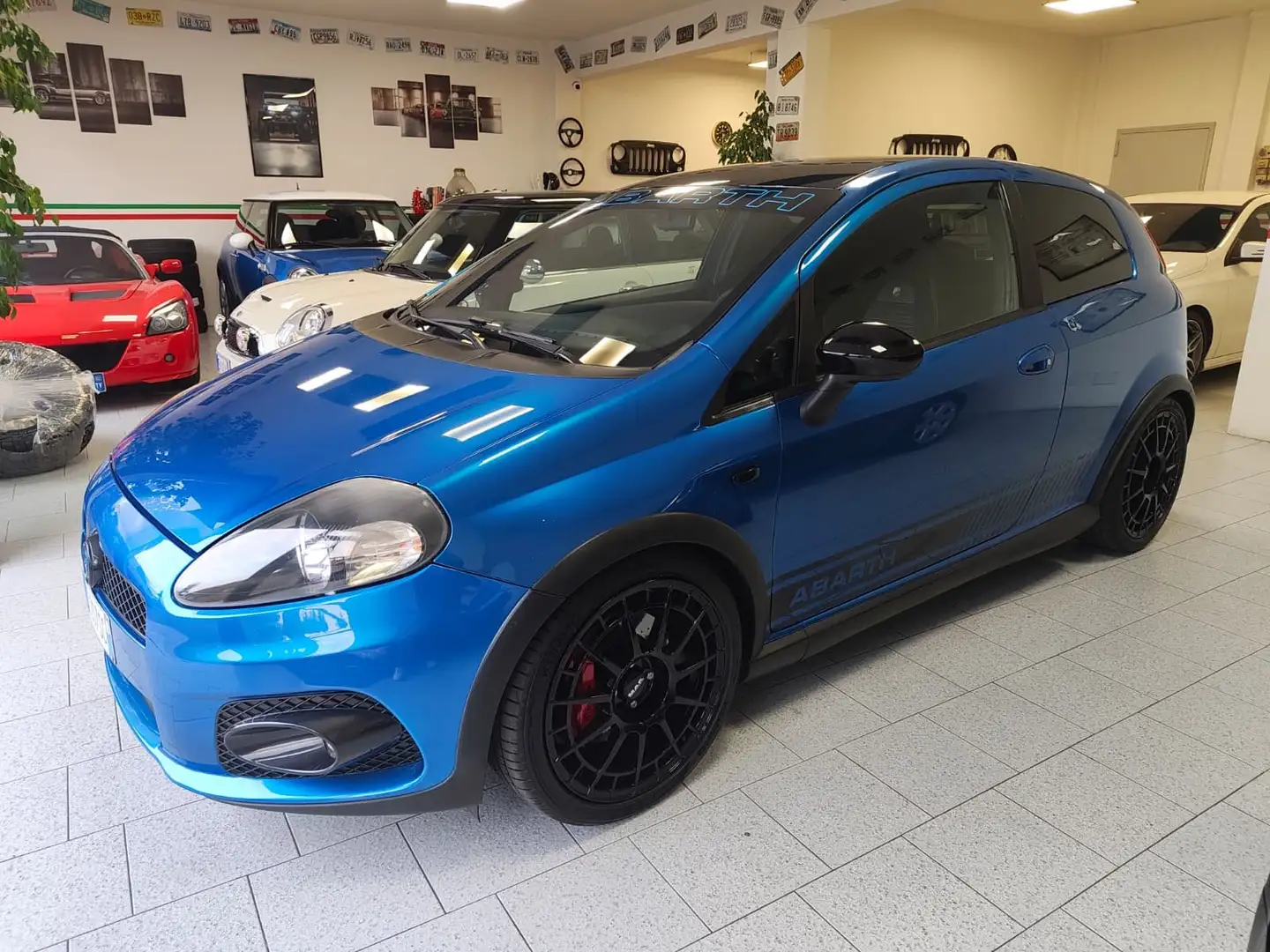 Abarth Grande Punto 1.4 tjet *SUPERSPRINT/BILSTEIN/MAPPA/TURBO/IC* Bleu - 1
