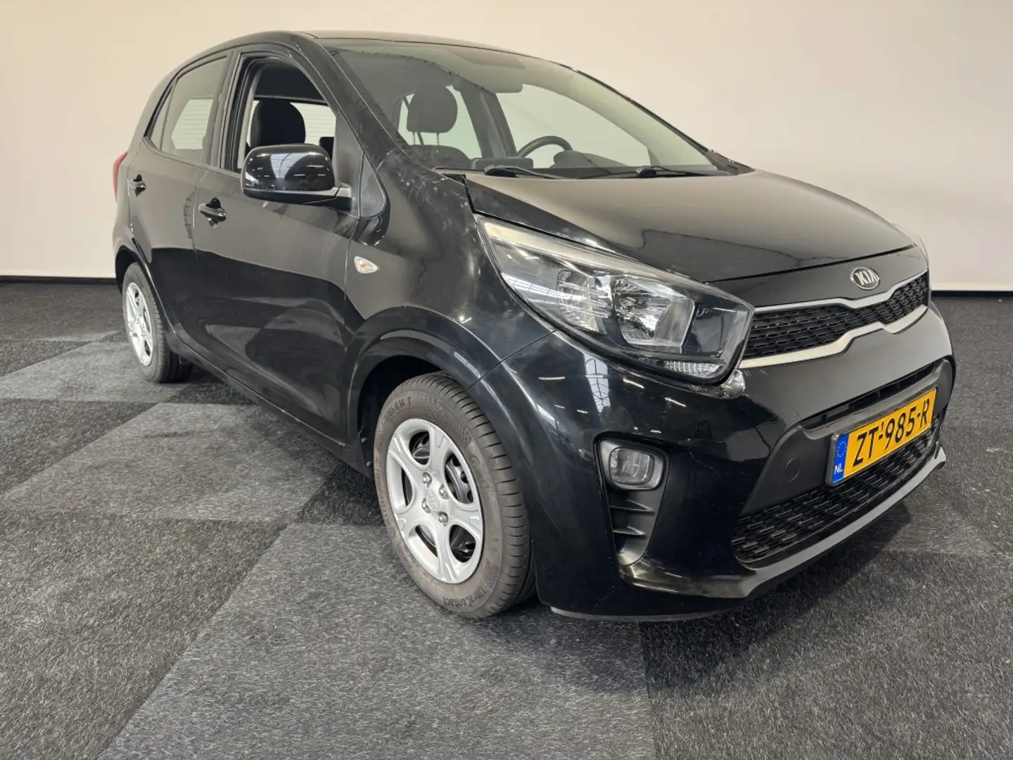 Kia Picanto 1.0 MPi Comf.Pl.L. Zwart - 1