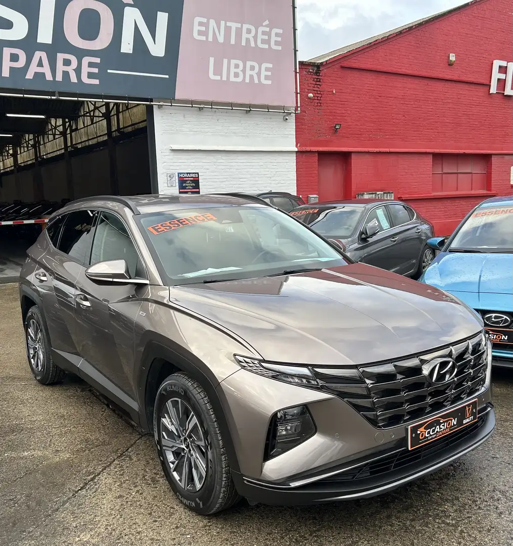 Hyundai TUCSON FEEL 1.6 T-GDi 150CV - GPS - CARNET - Garantie Beige - 2