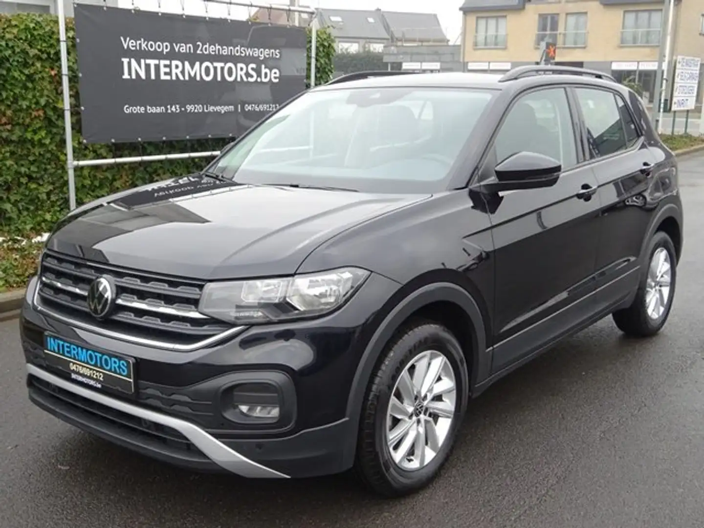 Volkswagen T-Cross 1.0 TSI Life DSG+Camera A/Carplay/Verw zetels Zwart - 1