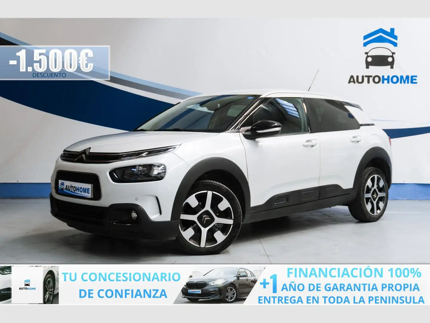Citroen C4 Cactus 1.2 PureTech S&S Shine 110 Blanc - 1