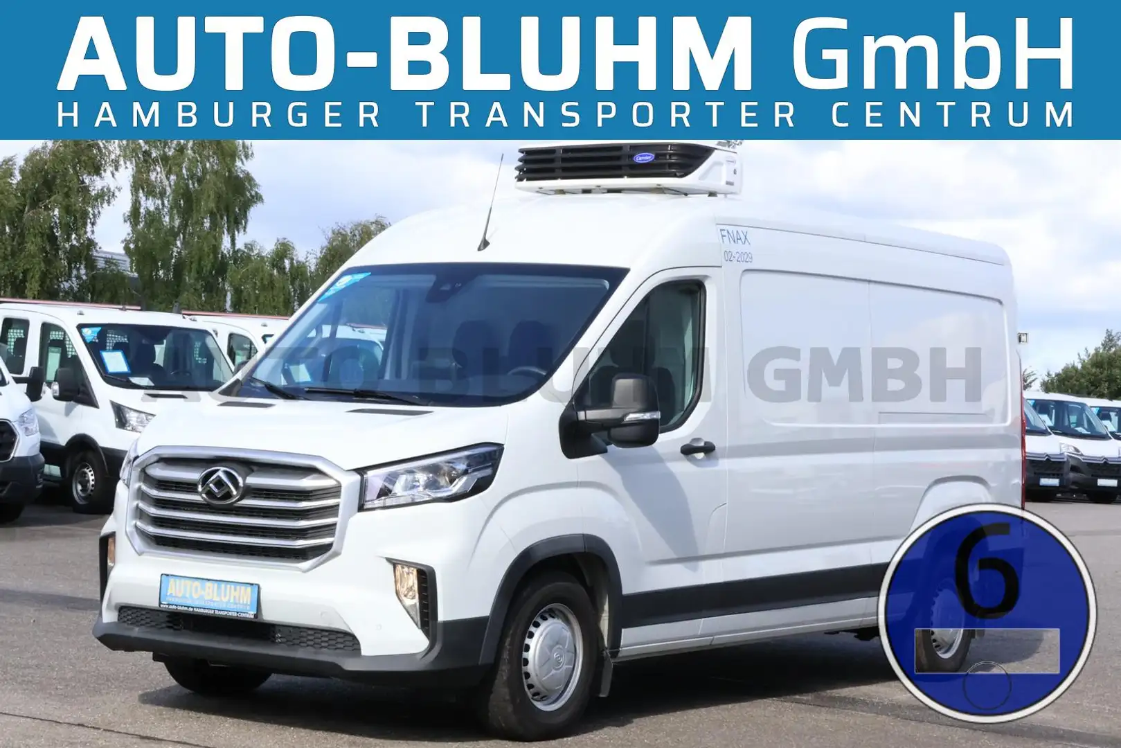 Maxus Deliver 9 Maxus 2.0-D Deliver 9 Frischdienst-Kühlkasten L3H2 Blanc - 1