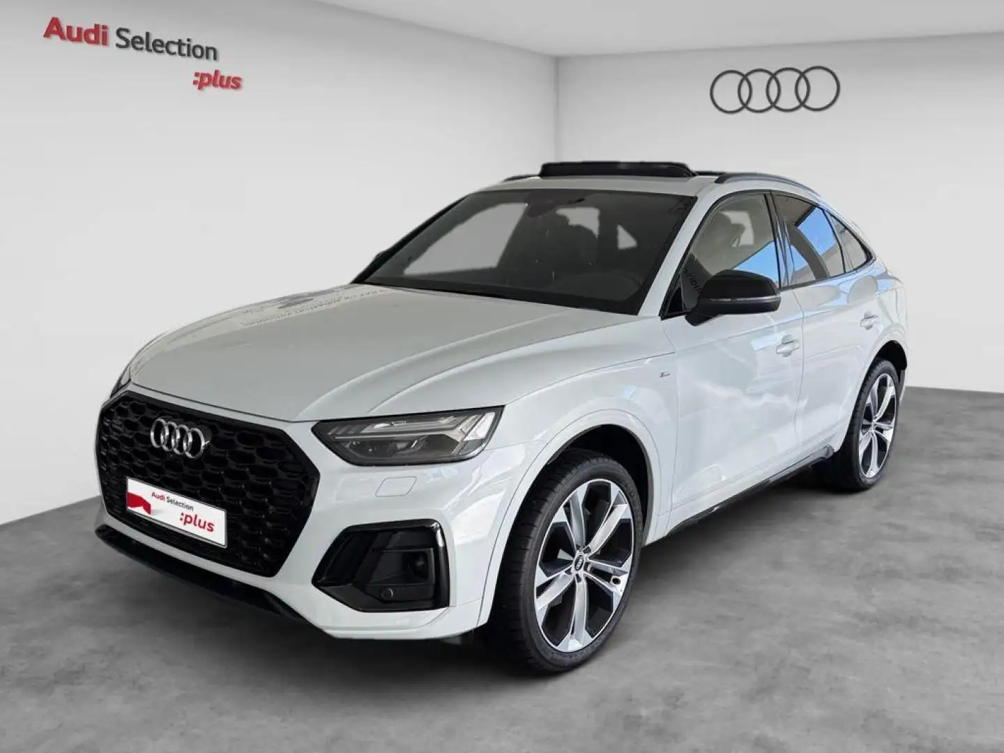 Audi Q5 Sportback 40 TDI quattro-ultra Black line S tronic Blanco - 1
