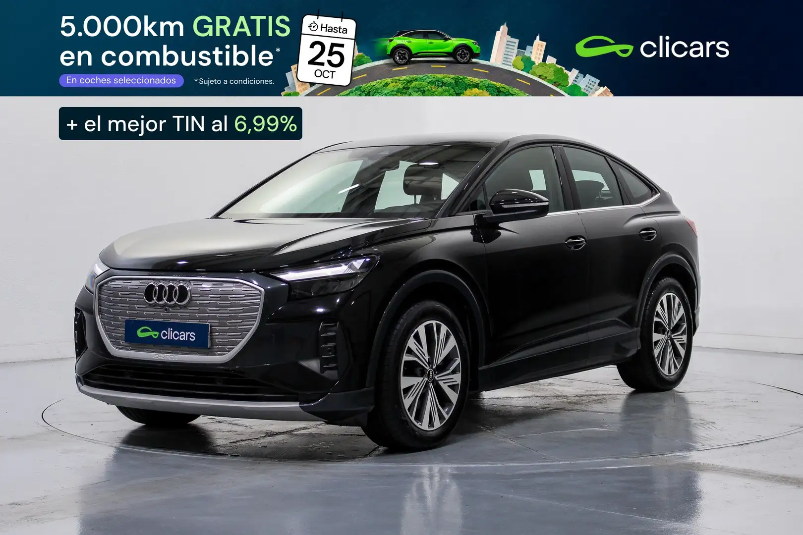 Audi Q4 e-tron Sportback 35 Advanced 55KWh Negro - 1