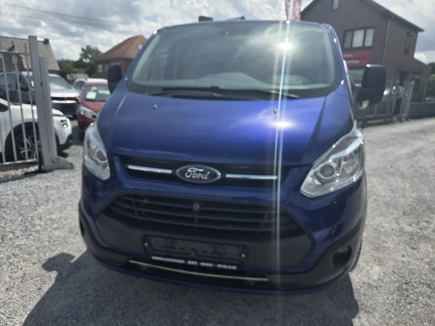 Ford Transit Custom 2.0TDCi☆1jGARANTI☆NAV☆CAM☆CRUISE☆AUTOMAAT☆BTW INC! Bleu - 2
