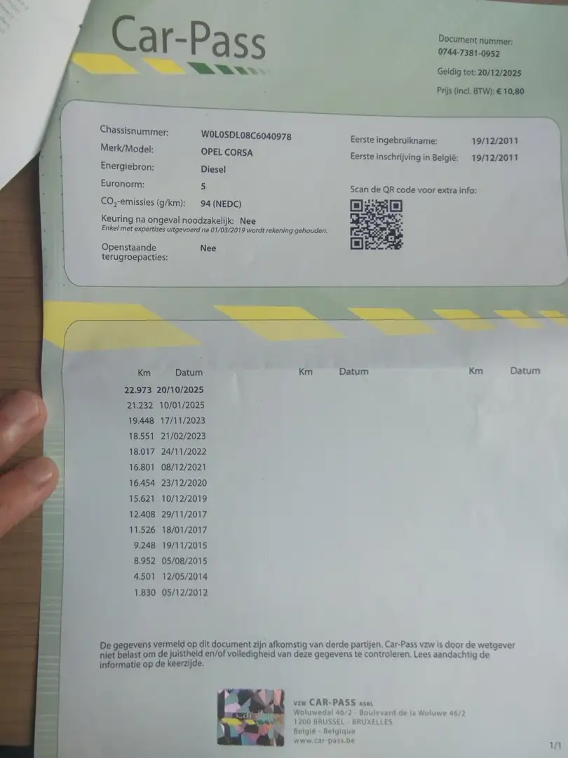 Opel Corsa Corsa 1.3 CDTI BUITENKANS slechts 23.000km Noir - 1