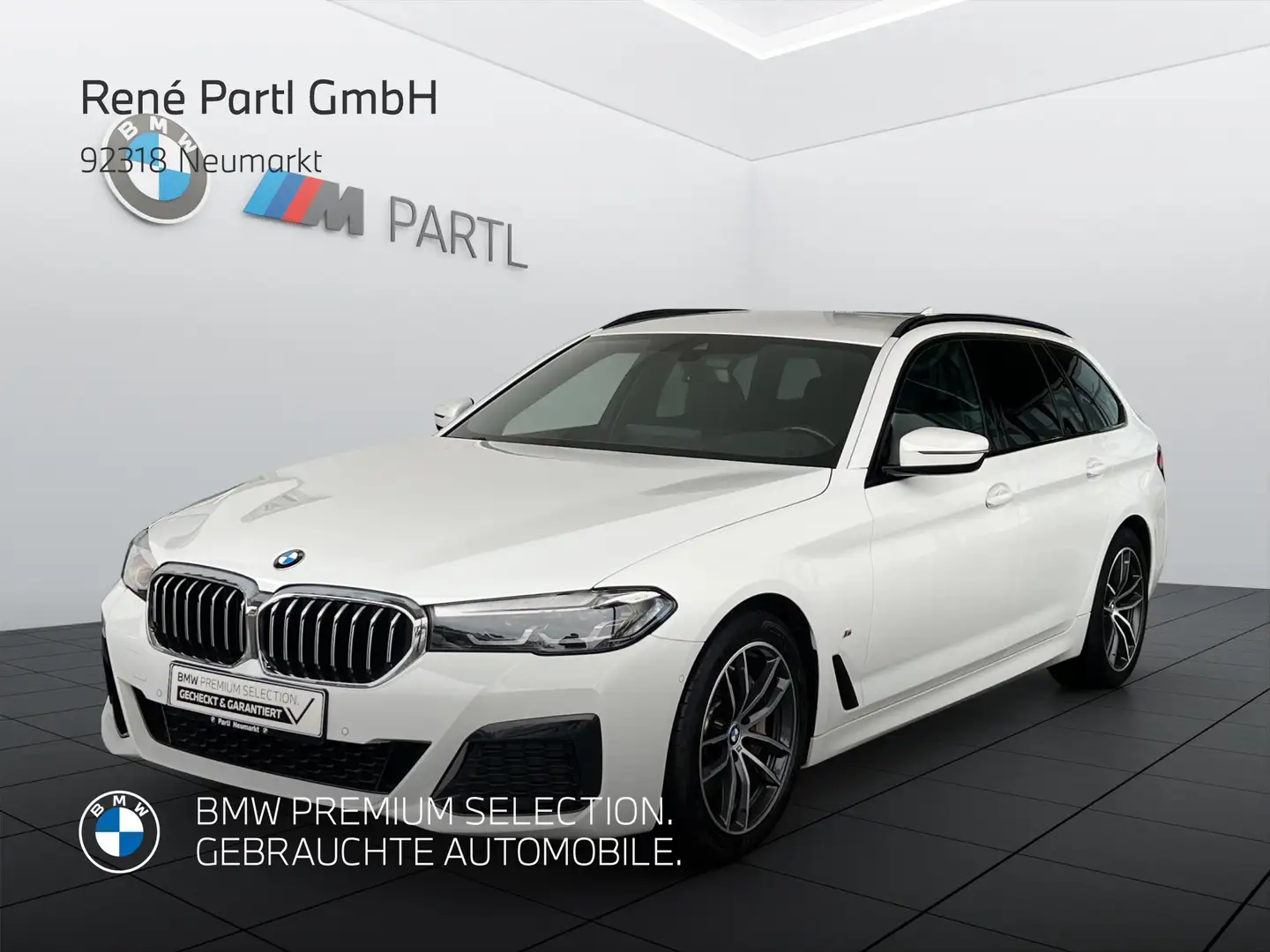 BMW 530 d Touring M-Sport LED RFK HiFi Sportsitze Weiß - 1