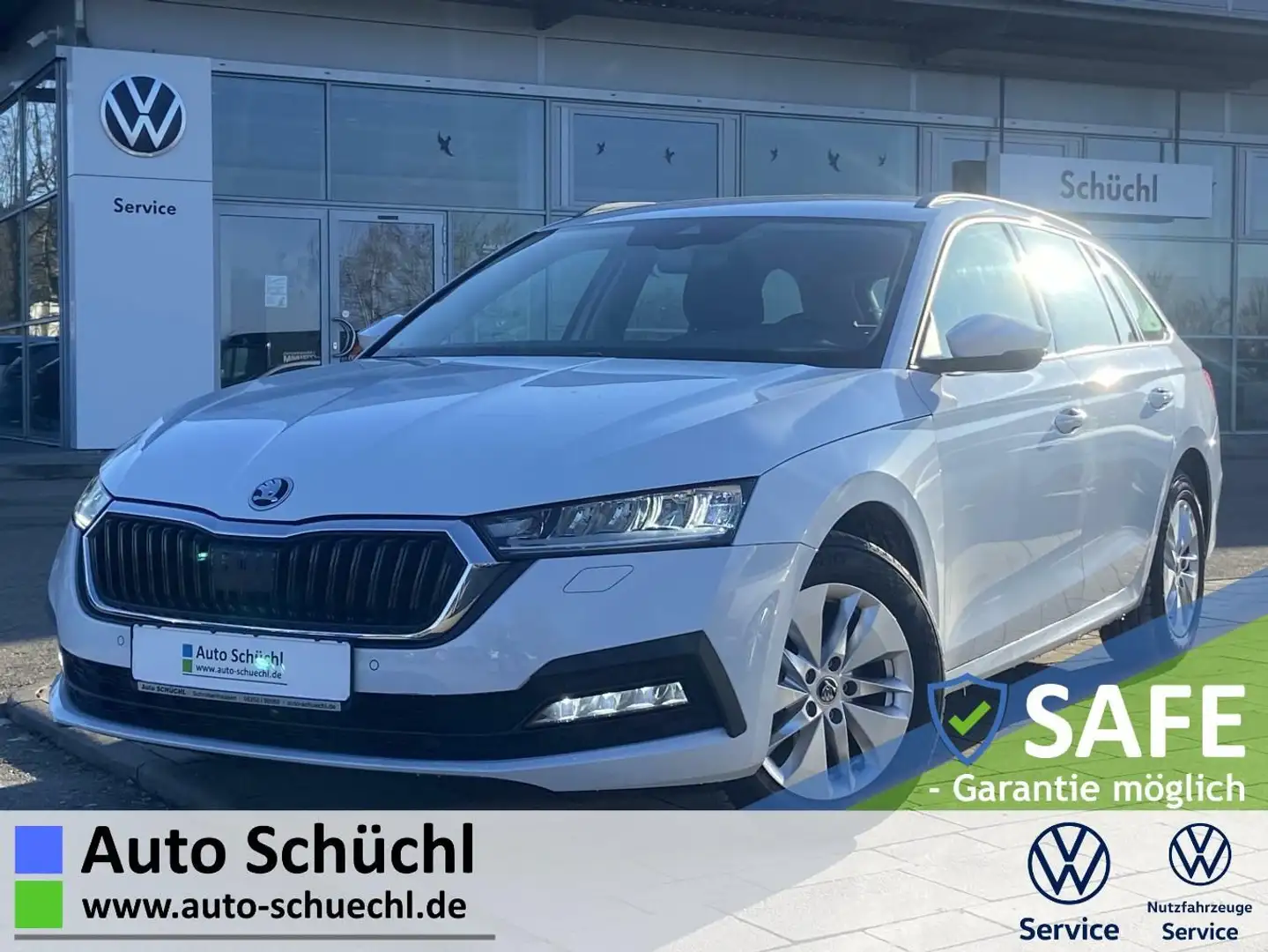 Skoda Octavia Combi 1.5 eTSI DSG Ambition AHK+SMART-LI Weiß - 1