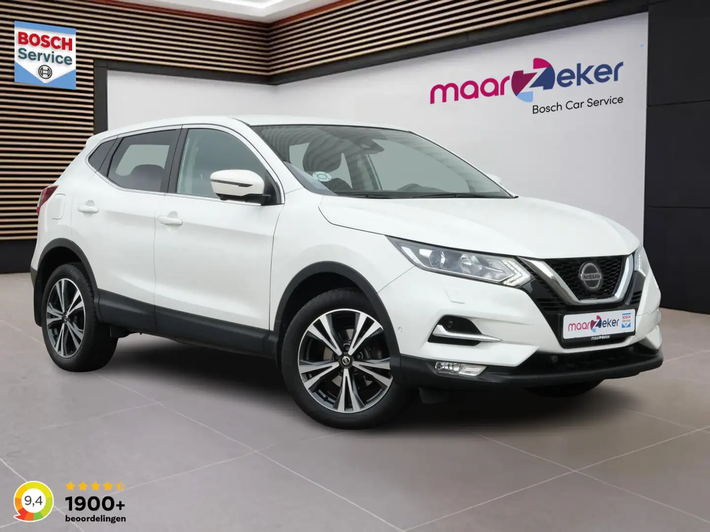Nissan Qashqai 1.3 DIG-T N-Connecta ✅Stoel+Stuurverw.✅Dodehoek✅Tr Blanc - 1