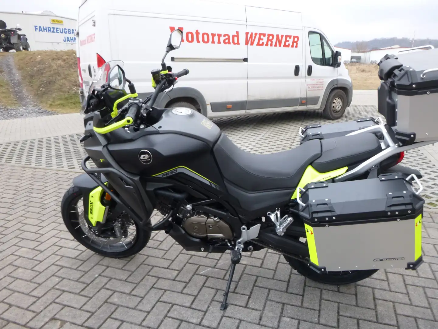 QJ Motor SVT 650 X 3 Alu-Koffer Чорний - 2