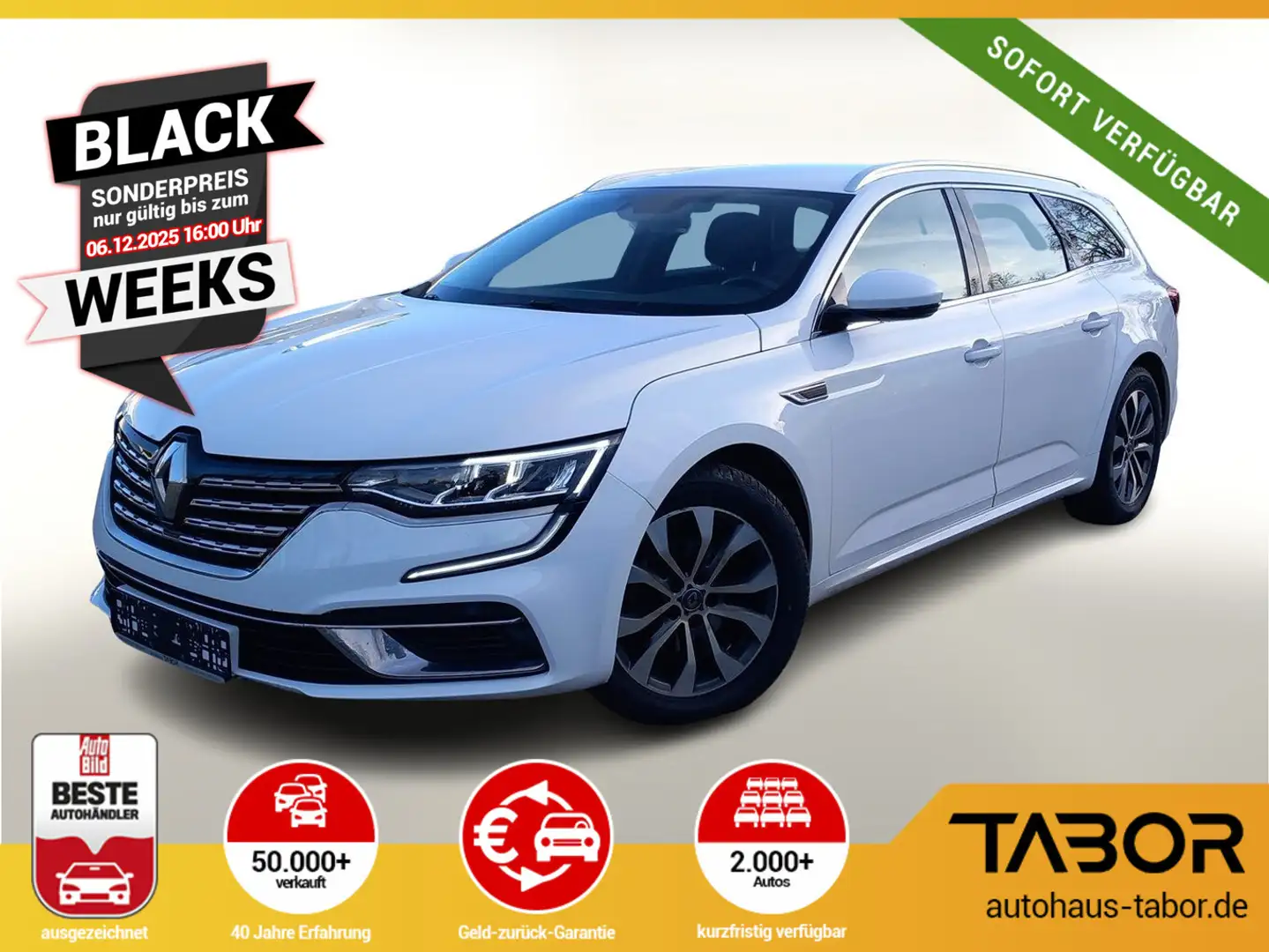 Renault Talisman Grandt 1.3 TCe 160 EDC Zen LED PDC 17Z Weiß - 2