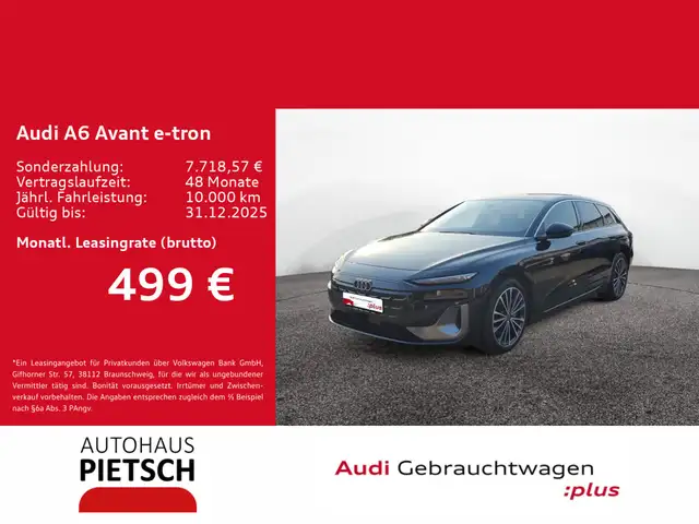 Audi A6 e-tron Avant performance 95kWh Tech Matrix 20