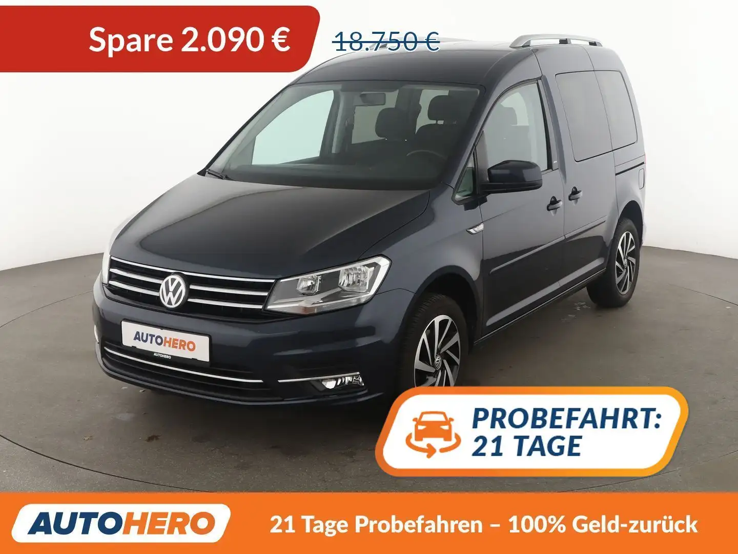 Volkswagen Caddy 1.2 TSI Join BlueMotion*NAVI*PDC*SHZ*TEMPO* Blau - 1