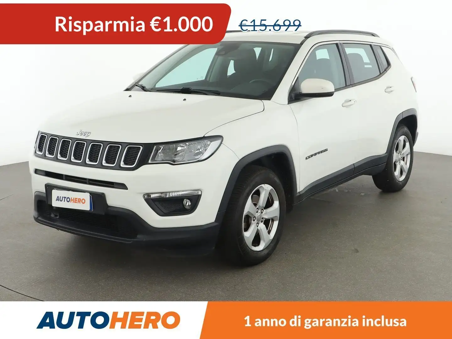 Jeep Compass 1.4 M-Air Longitude FWD Weiß - 1