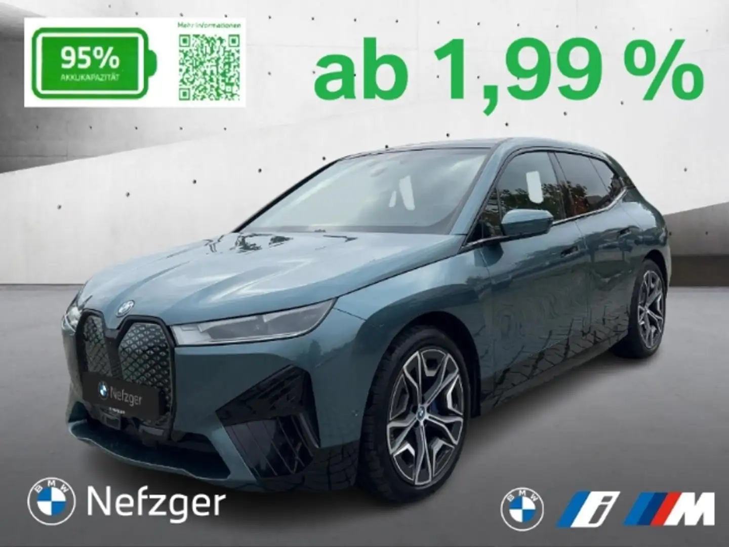 BMW iX xDrive50 nachhaltiger Luxus NP 126.950,- EUR Blau - 1