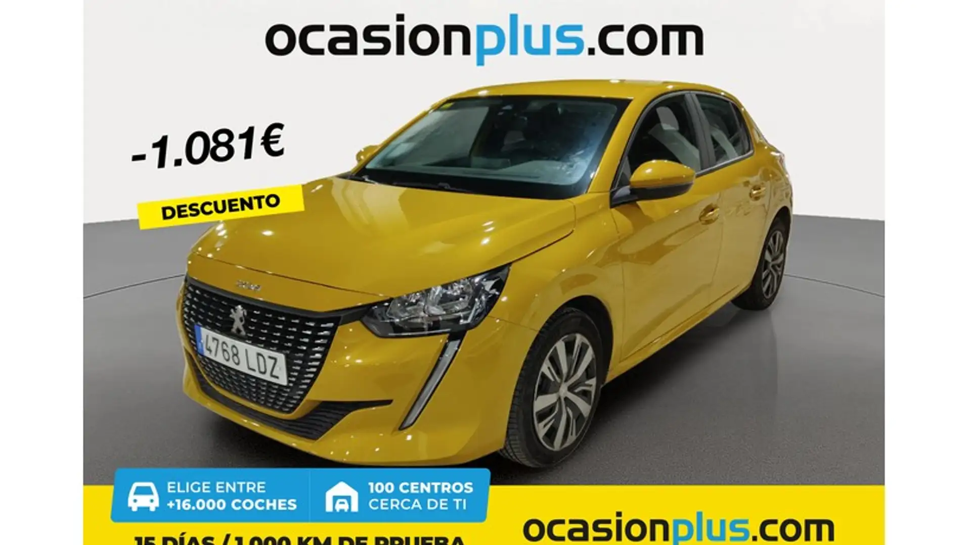 Peugeot 208 1.2 Puretech S&S Active 100 Gelb - 1