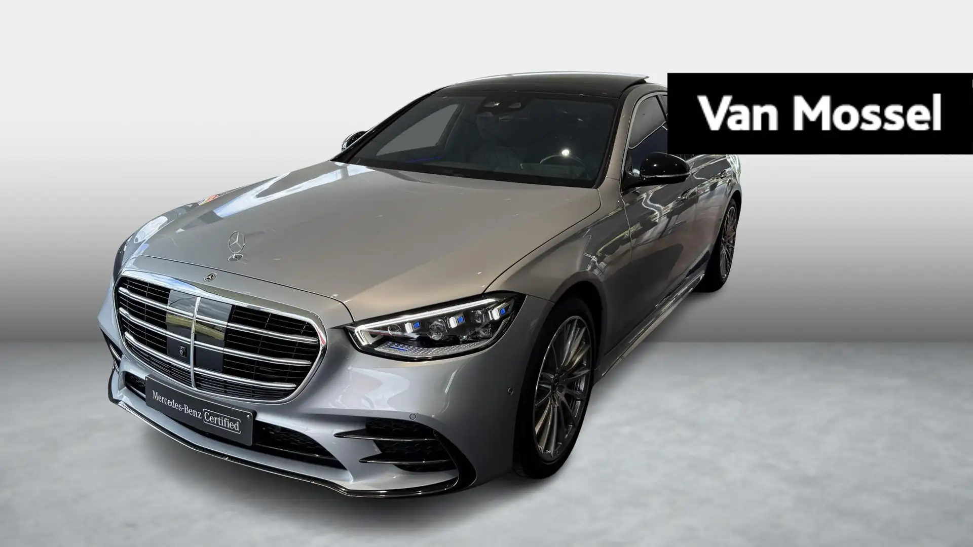 Mercedes-Benz S 580 580e AMG LINE + PANO DAK + AIRMATIC + BURMESTER + Argent - 1