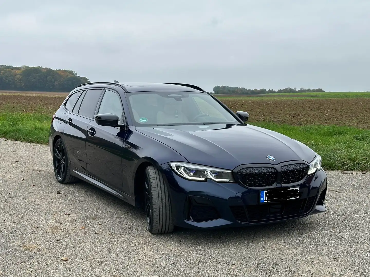 BMW 340 M340d Touring xDrive ACC Laserlicht Pano 360 Blau - 1