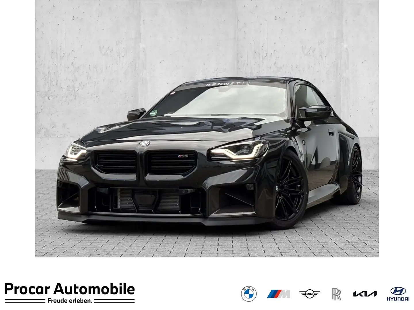 BMW M2 Coupé RENNSTIL x EVENTURI x KW x AKRAPOVIC Schwarz - 1