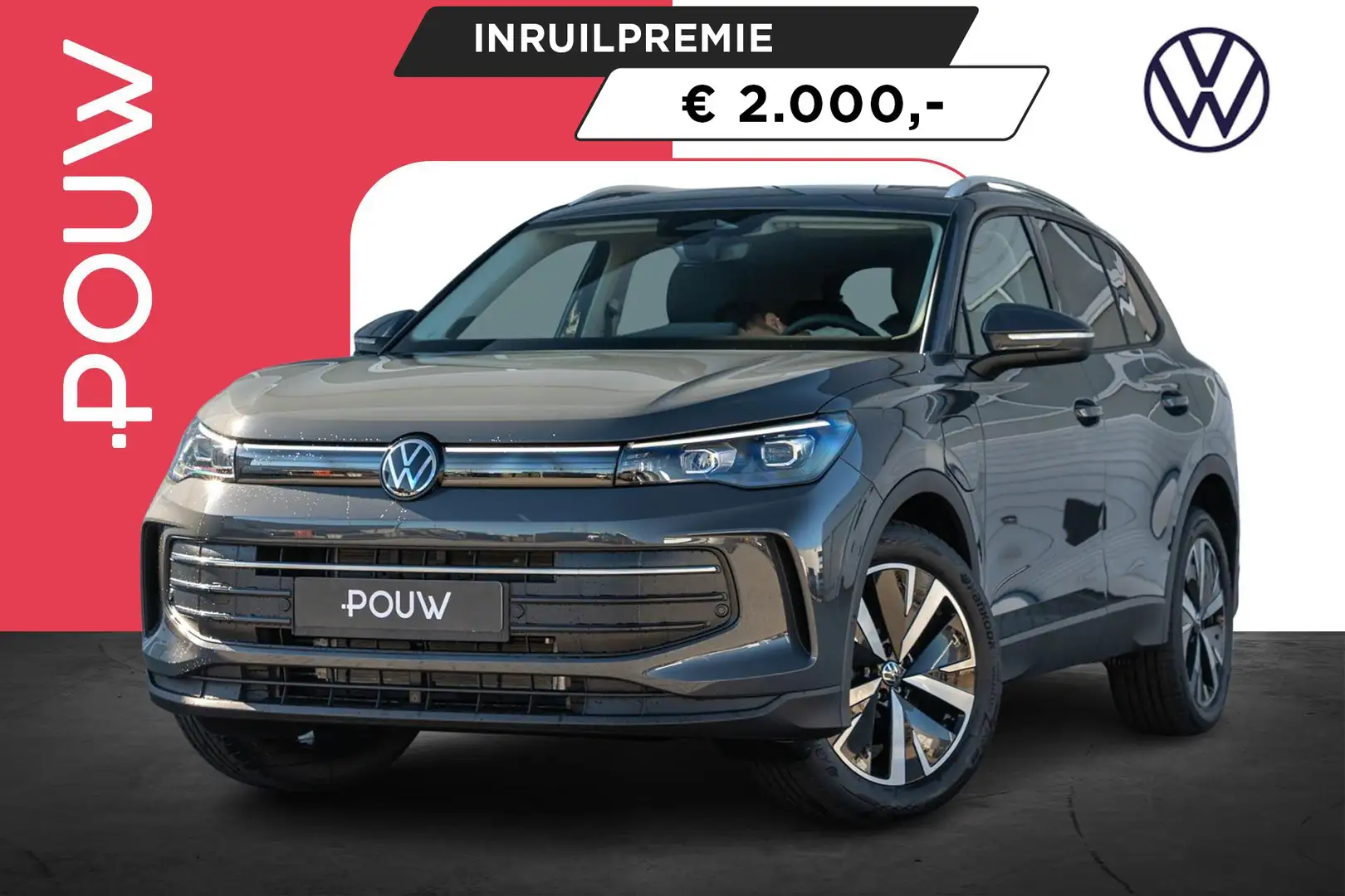 Volkswagen Tiguan 1.5 eHybrid 204pk Life Edition | Head-up Display | Grijs - 1