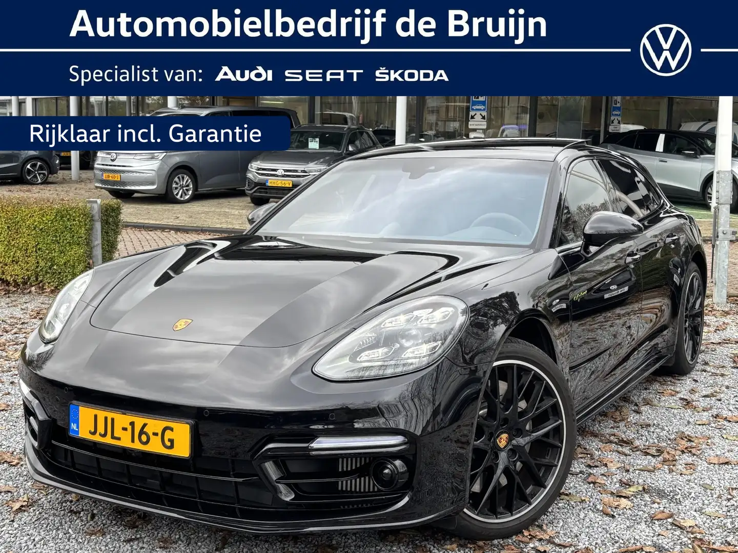 Porsche Panamera Sport Turismo 2.9 4S E-Hybrid 560pk (Pano,Leer,360 Zwart - 1