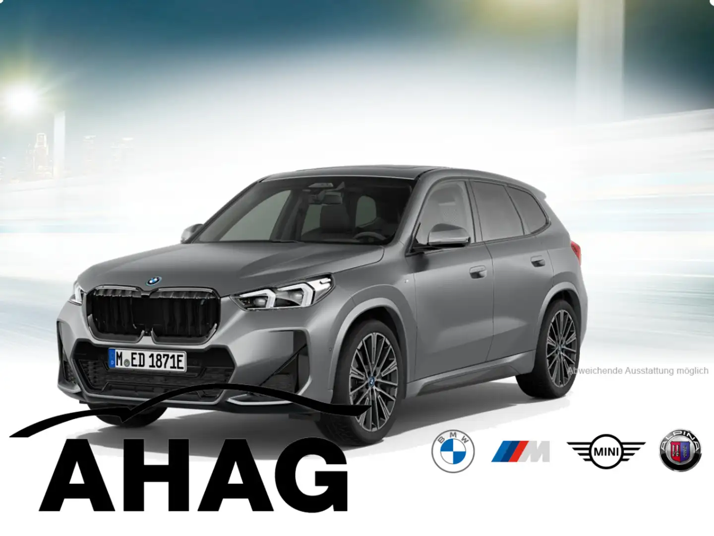 BMW iX1 xDrive30 M Sportpaket Panorama Head-Up AHK Grau - 2