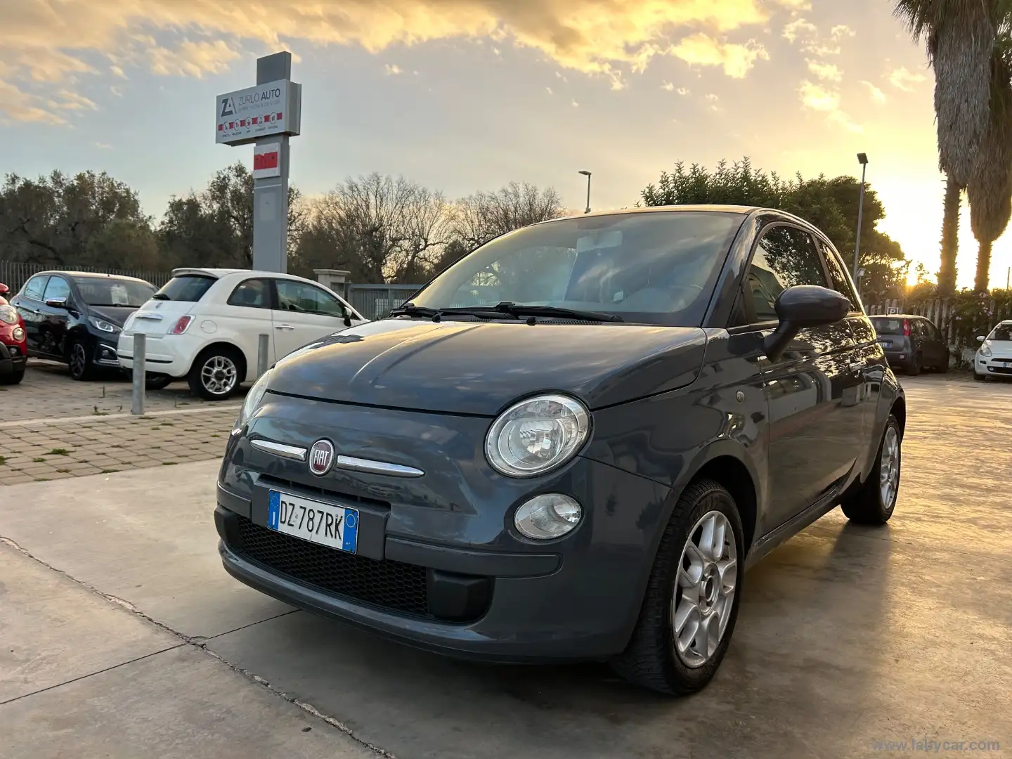 Fiat 500 1.2 Sport Gris - 1