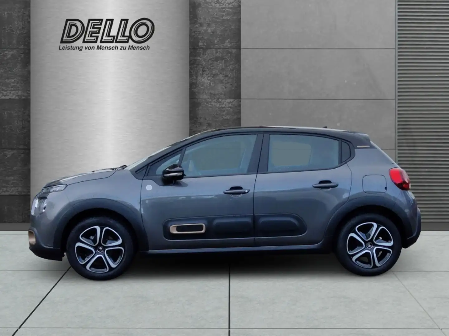 Citroen C3 PureTech 82 1.2 Navi LED Klimaautom DAB Spurhaltea Gris - 2