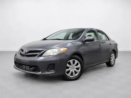 Gray 2013 Toyota Corolla Sedan  4-Speed Automatic