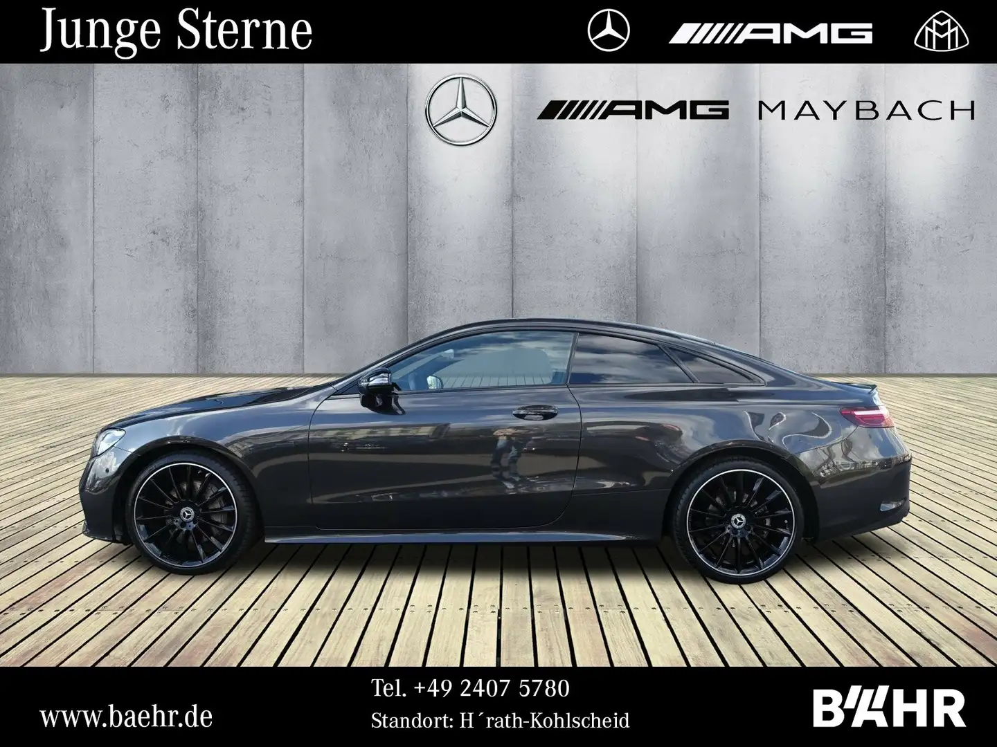 Mercedes-Benz E 220 E 220 d Coupé AMG+Night Edition/LED/Navi/LMR-20" Grau - 2