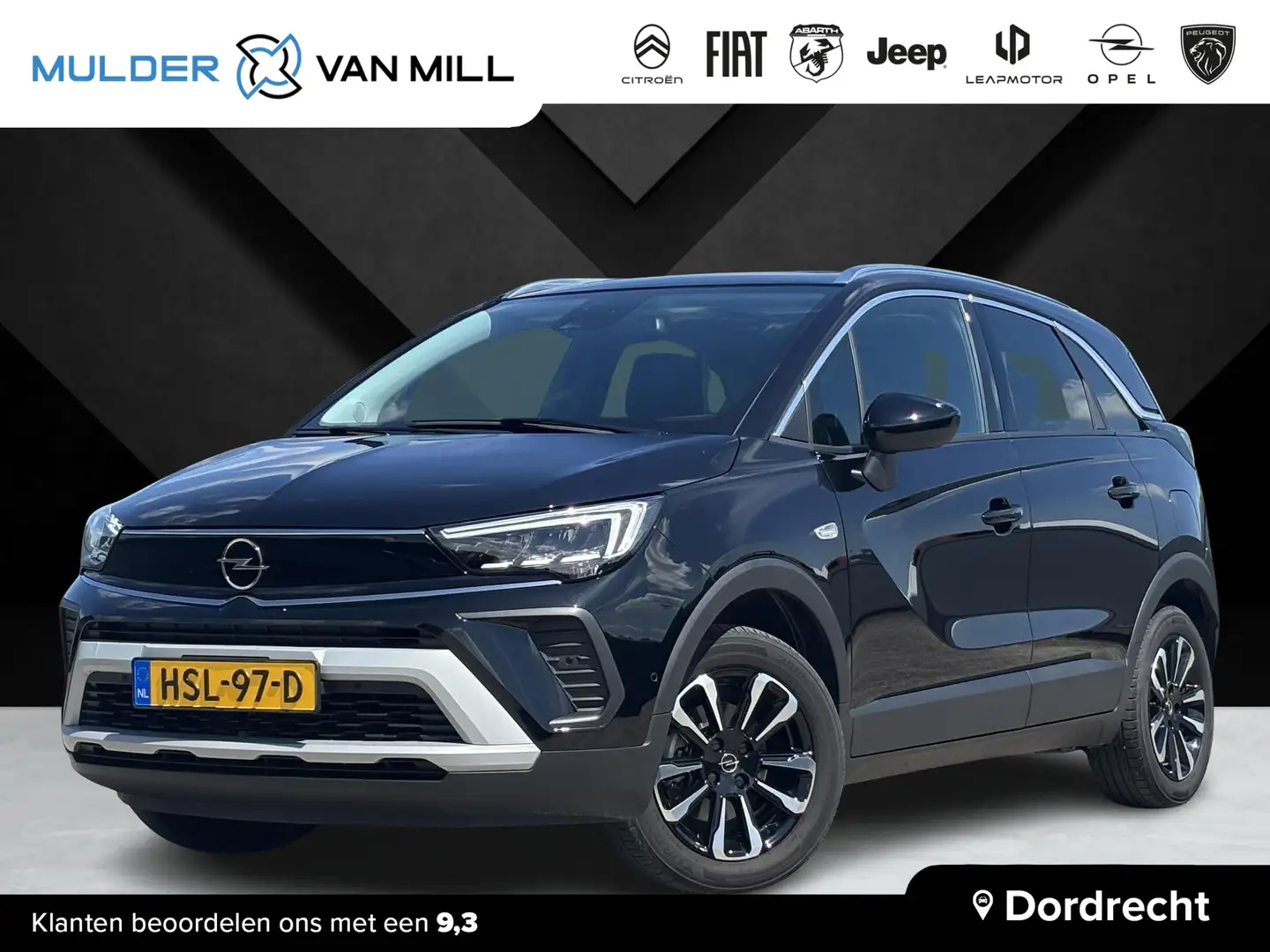 Opel Crossland Elegance 1.2 Turbo 110pk | PANODAK | 180° CAMERA + Zwart - 1