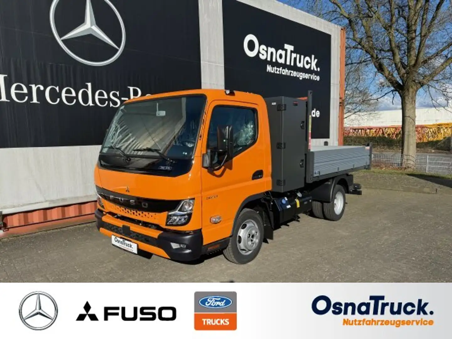 Mitsubishi 3C15 Hinterkipper + Box Orange - 2