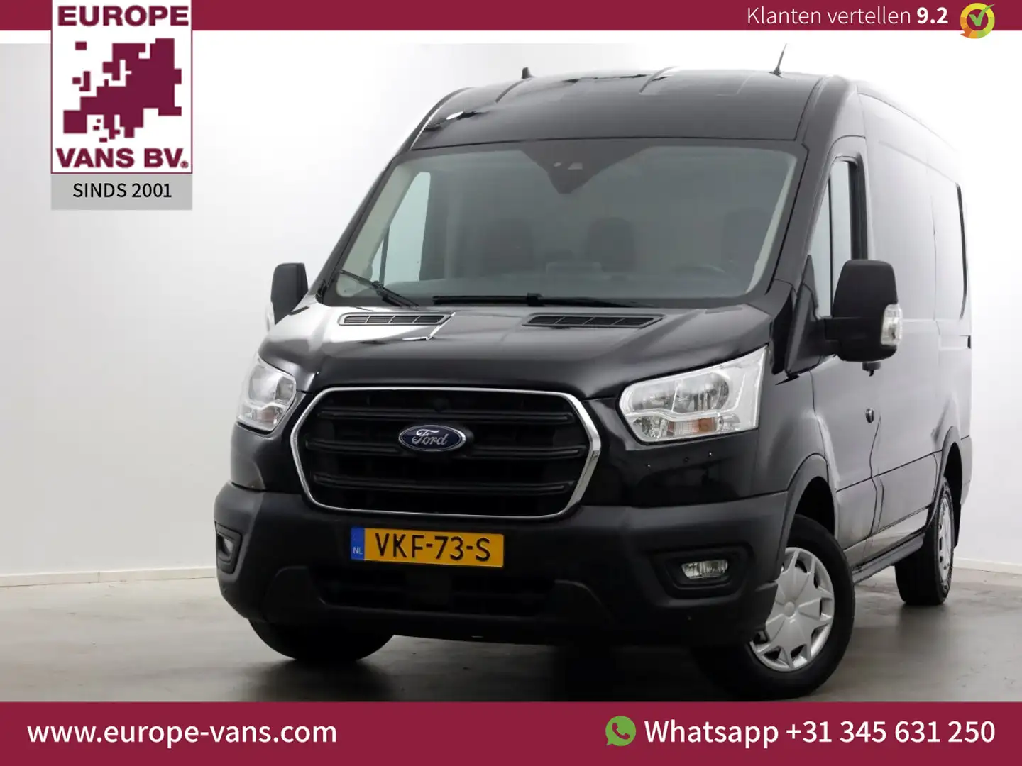Ford Transit 2.0 TDCI L2H2 Trend Airco/Camera/CarPlay 04-2021 Zwart - 1