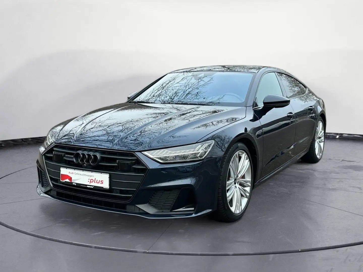 Audi A7 55 TFSIe quattro S-line Laser-Matri Blau - 2