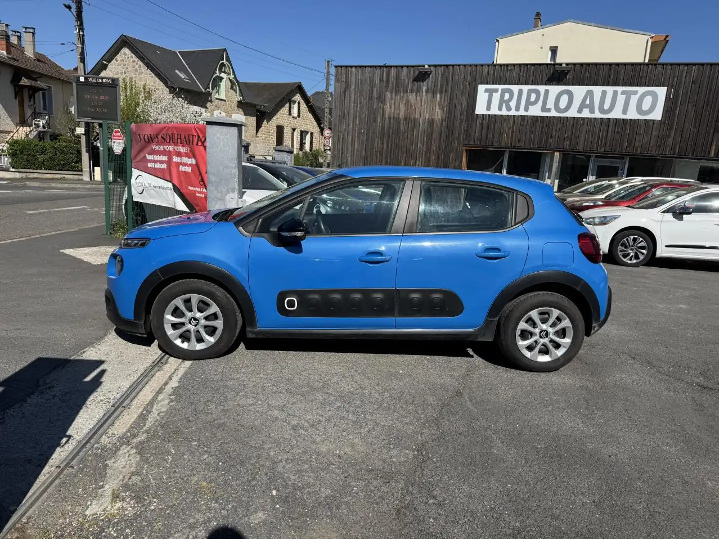 Citroen C3 1.6 BlueHDi - 75 S\u0026S Feel Clim + Radar AR Bleu - 2