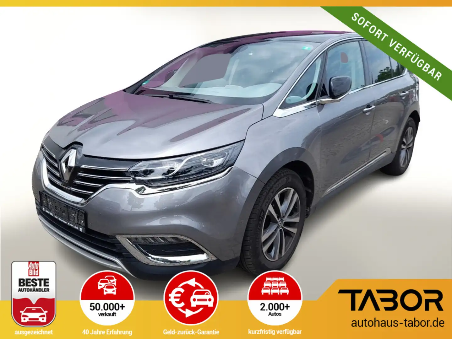 Renault Espace 1.6 dCi 160 EDC Intens Pano LED Nav eHk Grau - 1