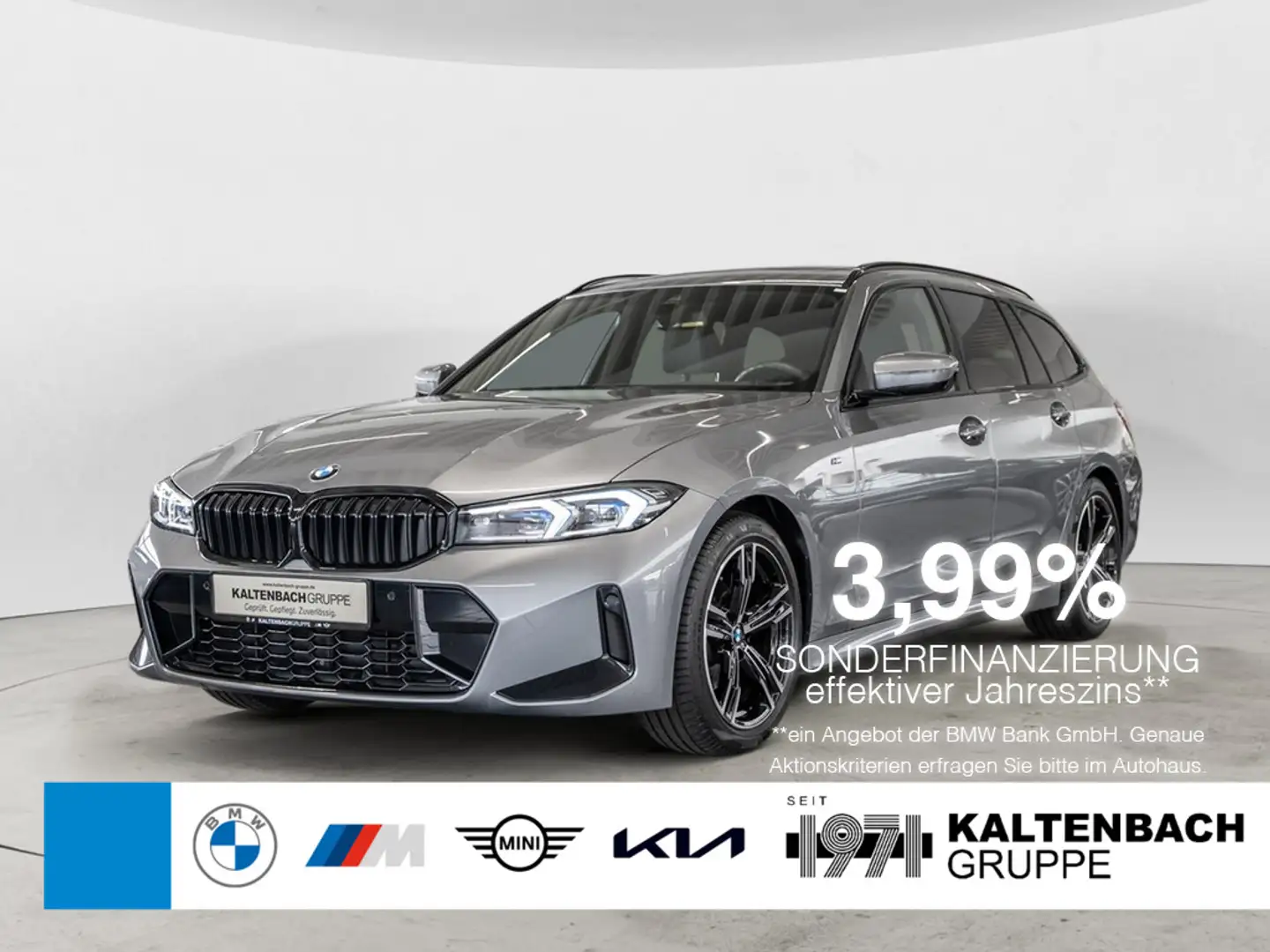 BMW 320 i Touring M-Sport 360° PANO SPORTPAKET Grijs - 1