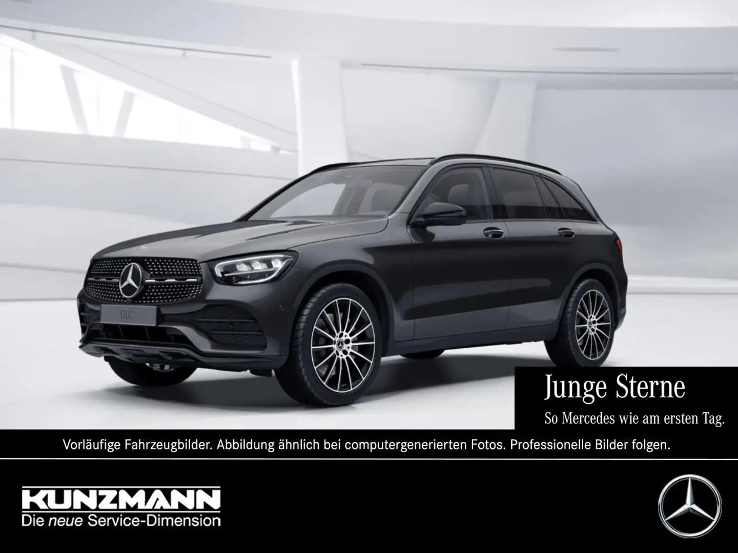 Mercedes-Benz GLC 300 d 4M AMG Night Panorama EasyPack 360° Grau - 1