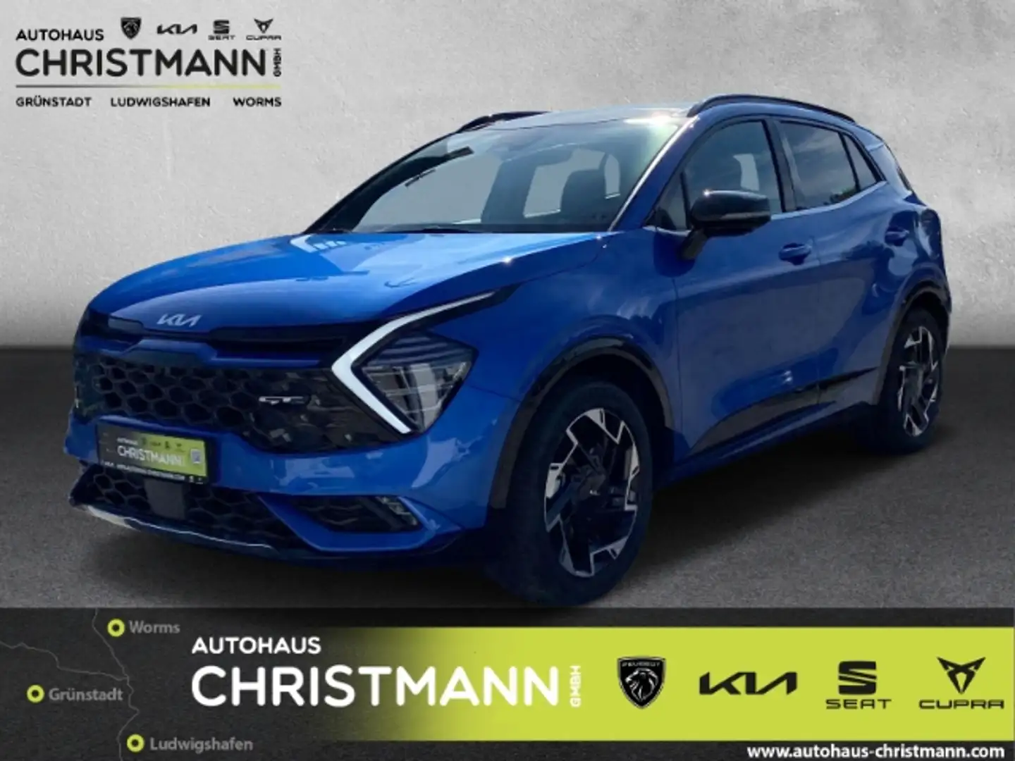 Kia Sportage GT-LINE 4WD 1.6 T-GDI MILD-HYBRID *SOUND-PAKET*PAN Blau - 1