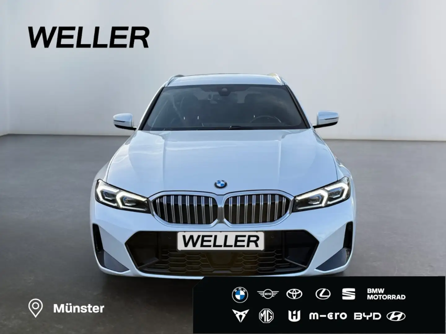 BMW 330 d Touring M Sport *Matrix*HUD*AHK*HiFi*ACC* Weiß - 2