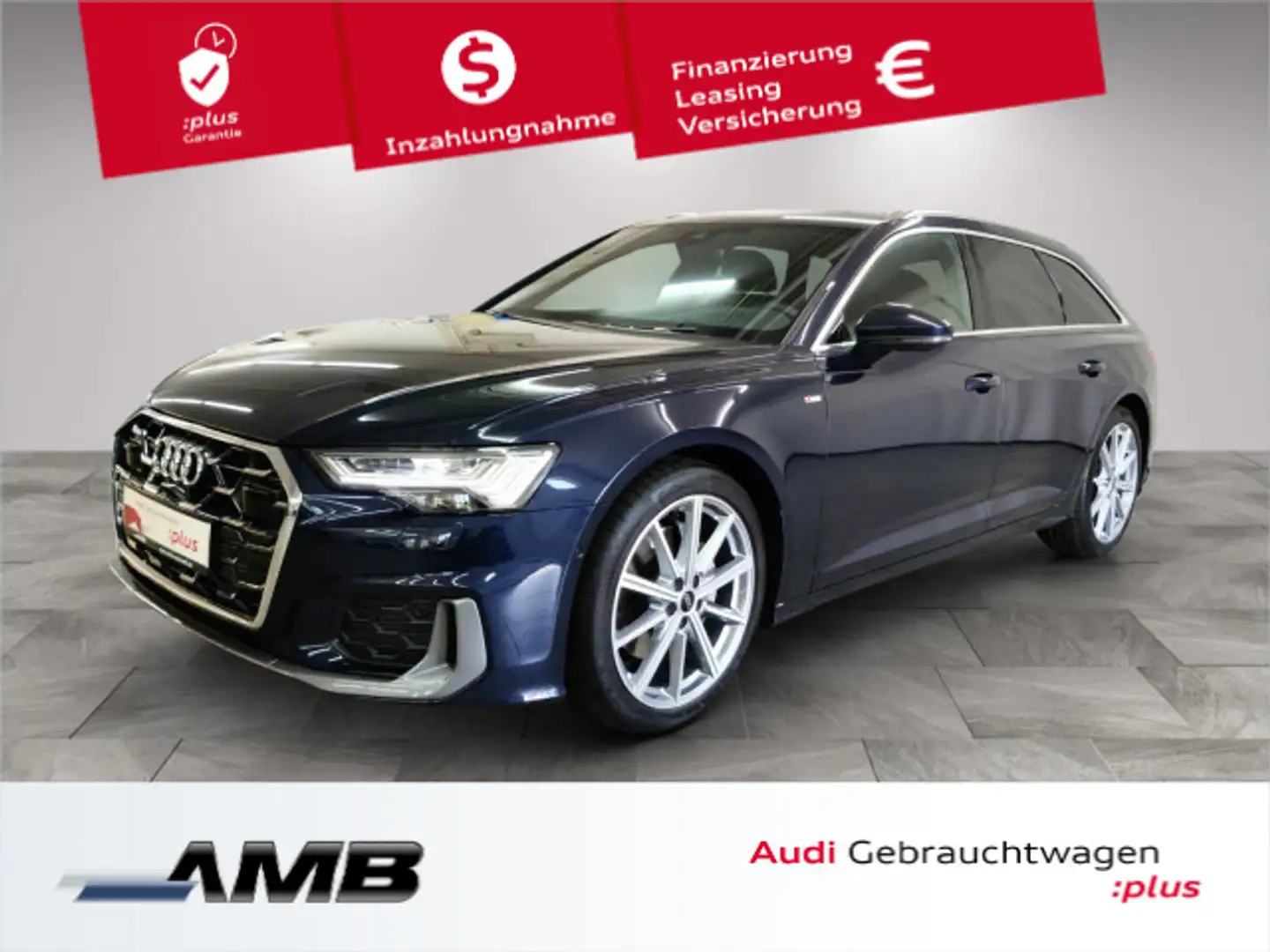 Audi A6 S line 50 TDI HD-Matrix/Standhzg/07.29G Blau - 1